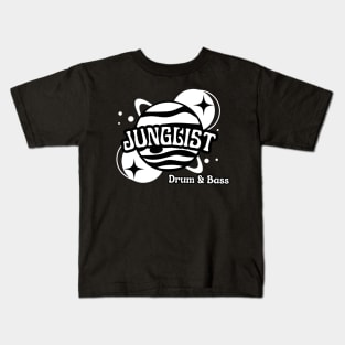 JUNGLIST  - Y2K Logo (White) Kids T-Shirt